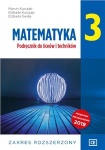 Matematyka 3 Podręcznik lic/tech zakres rozszerzony, wyd. Pazdro REF